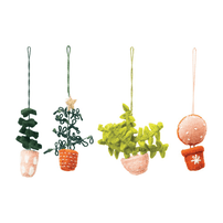 Potted Plant Ornament - 4 Styles, Shop Sweet Lulu