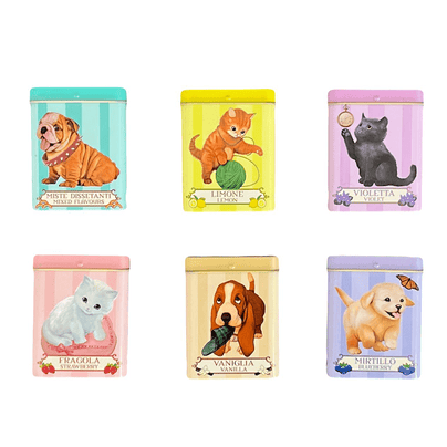 Puppy & Kitty Retro Candy Tin - 6 Style Options, Shop Sweet Lulu