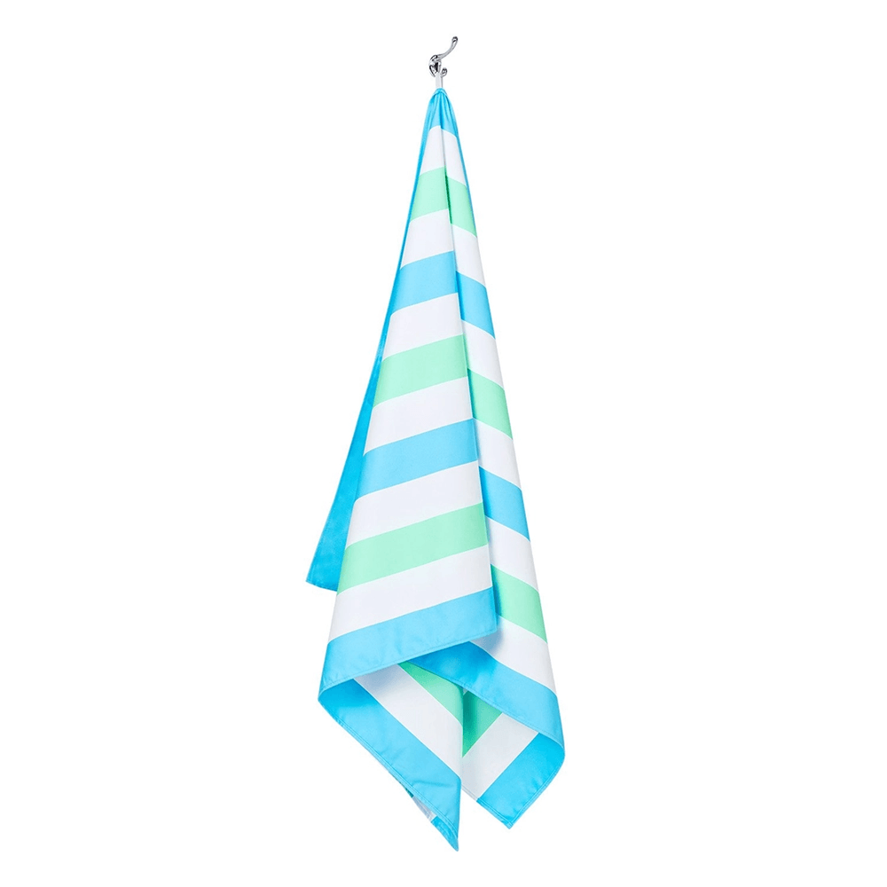 Quick Dry Beach Towel - Blue/Mint, Shop Sweet Lulu