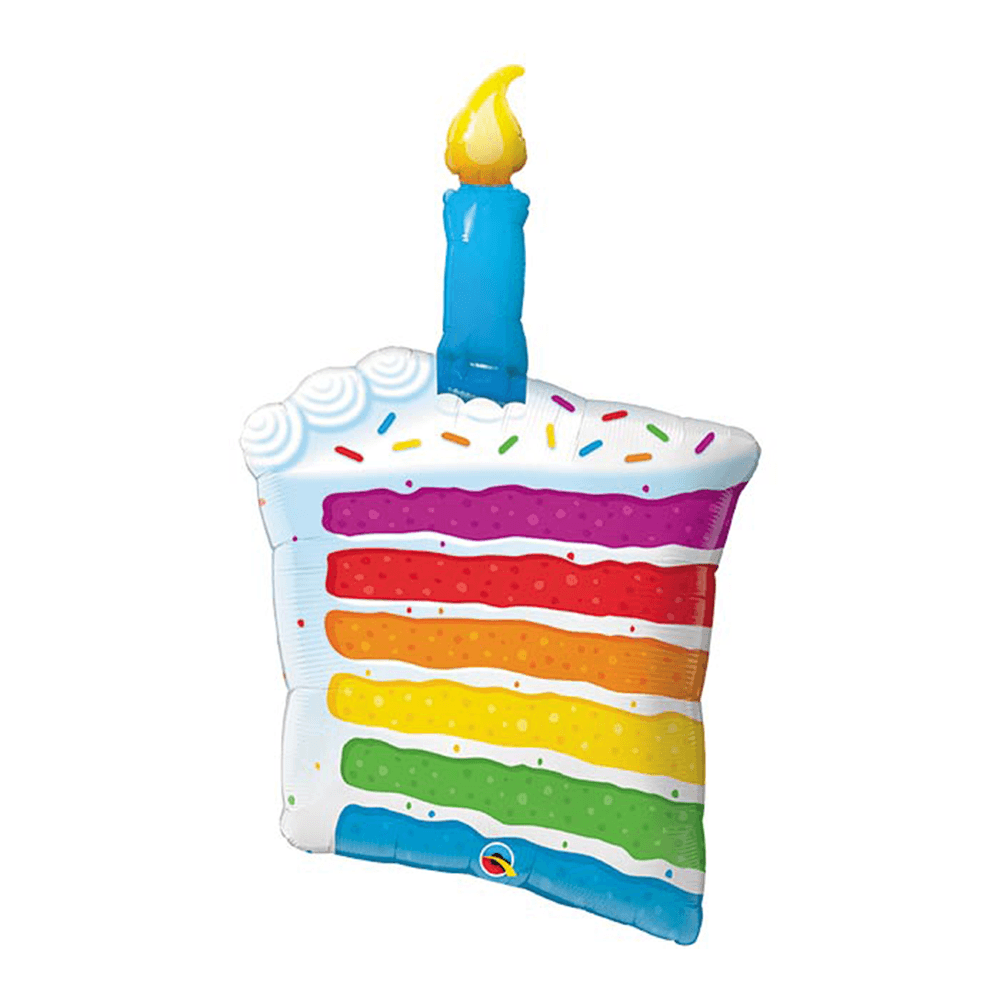 Rainbow Birthday Cake Foil Balloon, Shop Sweet Lulu