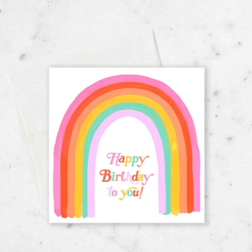 Rainbow Birthday Card, Shop Sweet Lulu