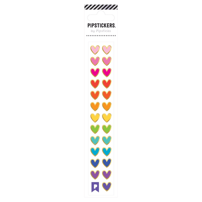 Rainbow Heart Minis Stickers, Shop Sweet Lulu