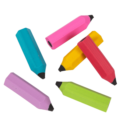 Rainbow Pencil Erasers Pack, Shop Sweet Lulu