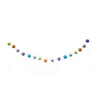 Rainbow Pom Pom Wool Felt Garland, Shop Sweet Lulu