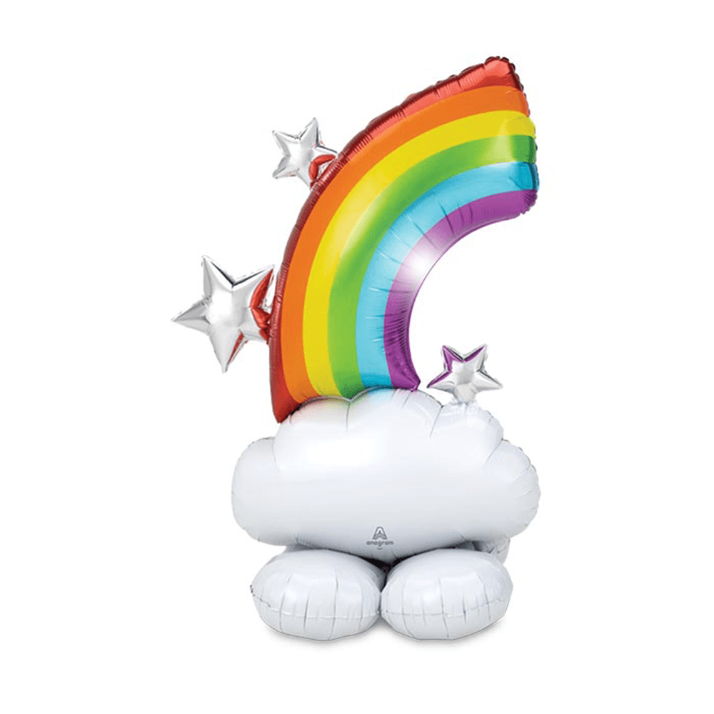 Rainbow on White Cloud Foil Balloon, Shop Sweet Lulu