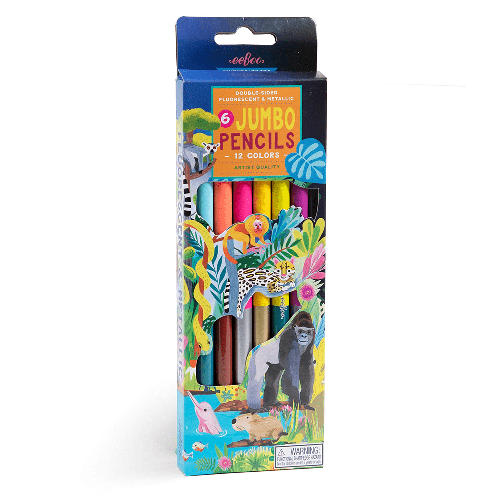Rainforest Jumbo Double-Sided Pencils, Shop Sweet Lulu