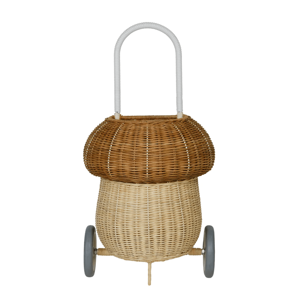 Rattan Mushroom Luggy - Natural, Shop Sweet Lulu