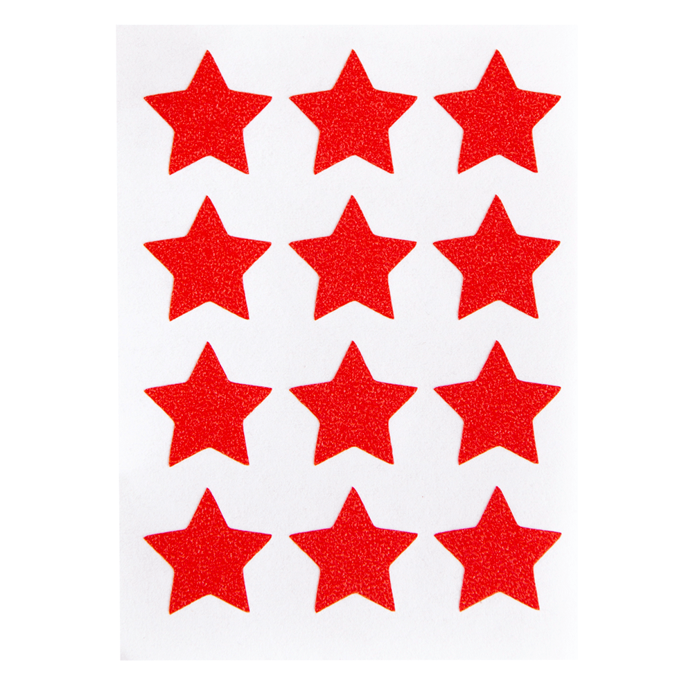 Red Glitter Star Sticker Set, Shop Sweet Lulu