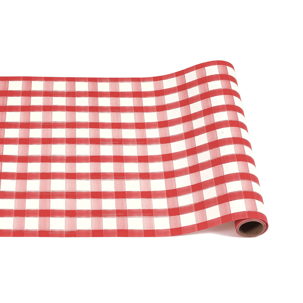 Red Painted Check Paper Runner, Shop Sweet Lulu