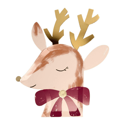 Reindeer Wearing Bow Plates, Shop Sweet Lulu