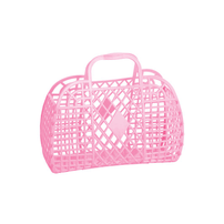 Retro Basket Jelly Bag, Bubble Gum Pink, Shop Sweet Lulu