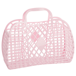 Retro Basket Jelly Bag, Light Pink, Shop Sweet Lulu