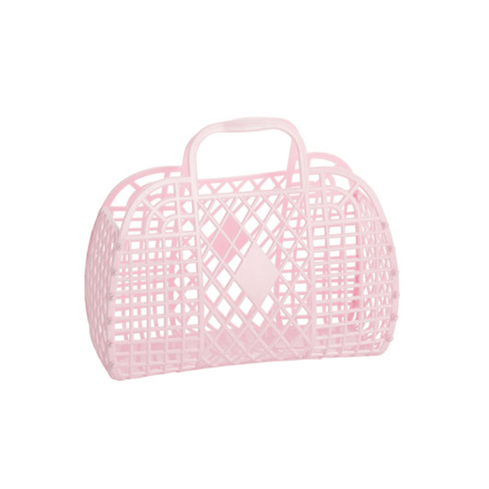 Retro Basket Jelly Bag, Light Pink, Shop Sweet Lulu