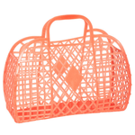 Retro Basket Jelly Bag, Neon Orange, Shop Sweet Lulu