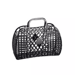 Retro Basket Jelly Bag, Black - 2 Sizes, Shop Sweet Lulu