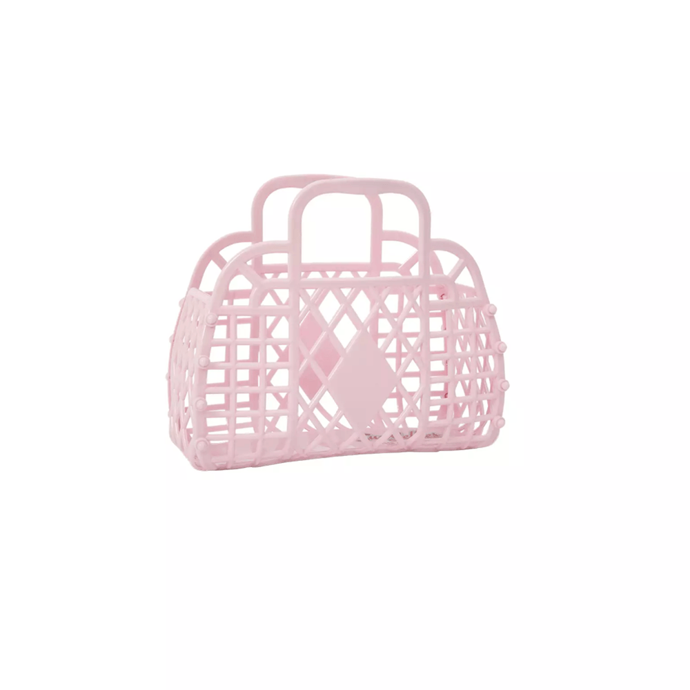Retro Basket Jelly Bag, Mini - Light Pink, Shop Sweet Lulu