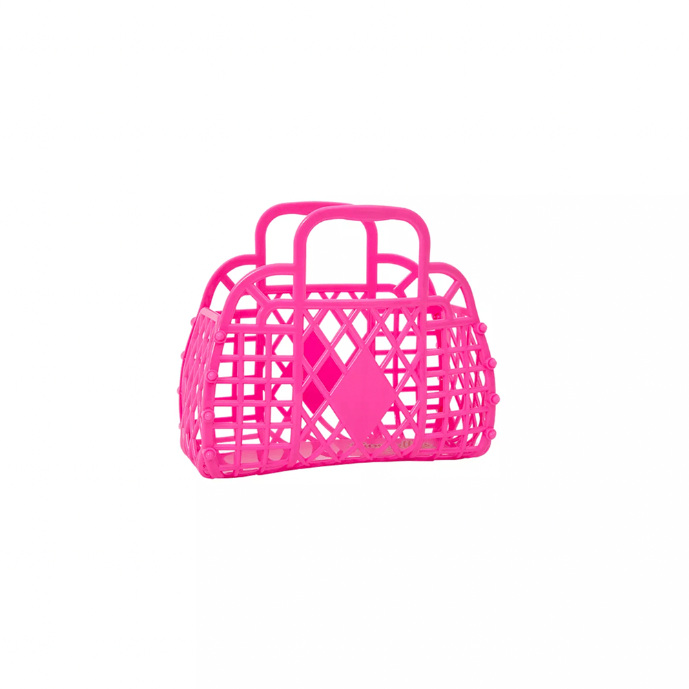 Retro Basket Jelly Bag, Mini - Berry Pink, Shop Sweet Lulu