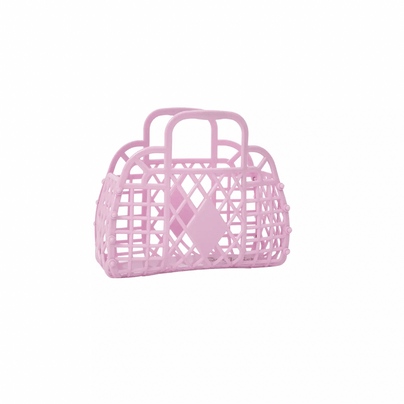 Mini Retro Basket Jelly Bag - Lilac, Shop Sweet Lulu