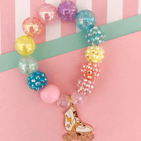 Roller Skate Charm Bracelet - 3 Size Options, Shop Sweet Lulu