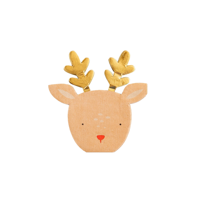Rudolph Reindeer Die-cut Napkins, Shop Sweet Lulu
