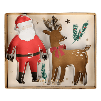 Santa & Reindeer Christmas Cookie Cutters, Shop Sweet Lulu