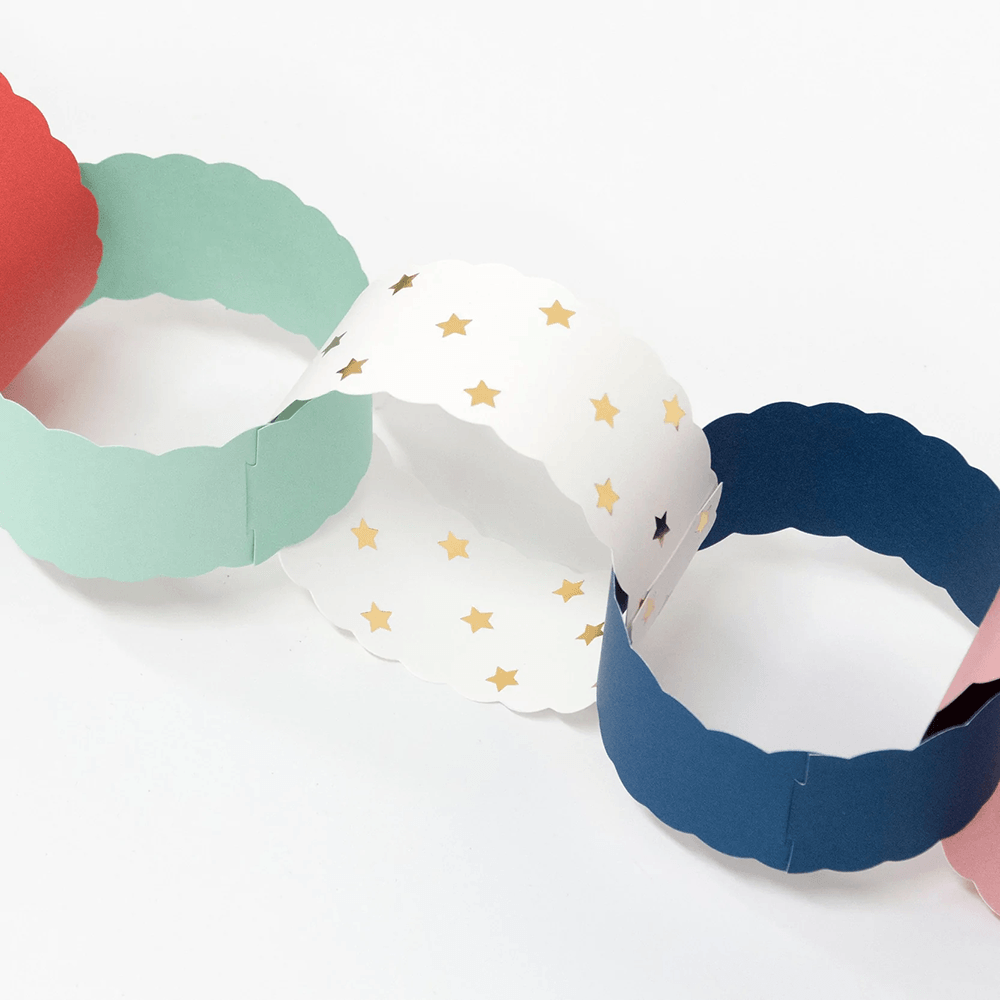 Scalloped Christmas Paper Chains, Shop Sweet Lulu