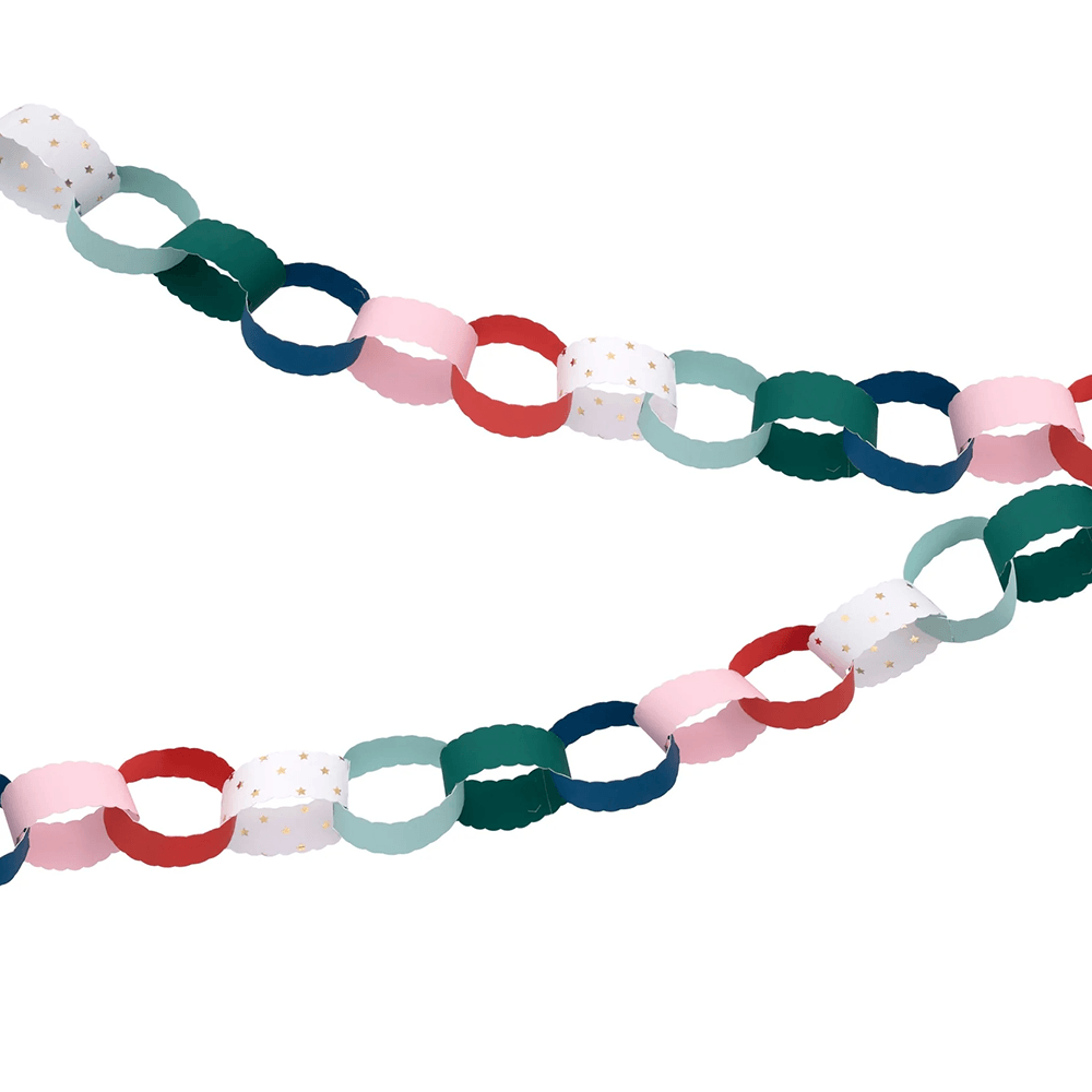 Scalloped Christmas Paper Chains, Shop Sweet Lulu