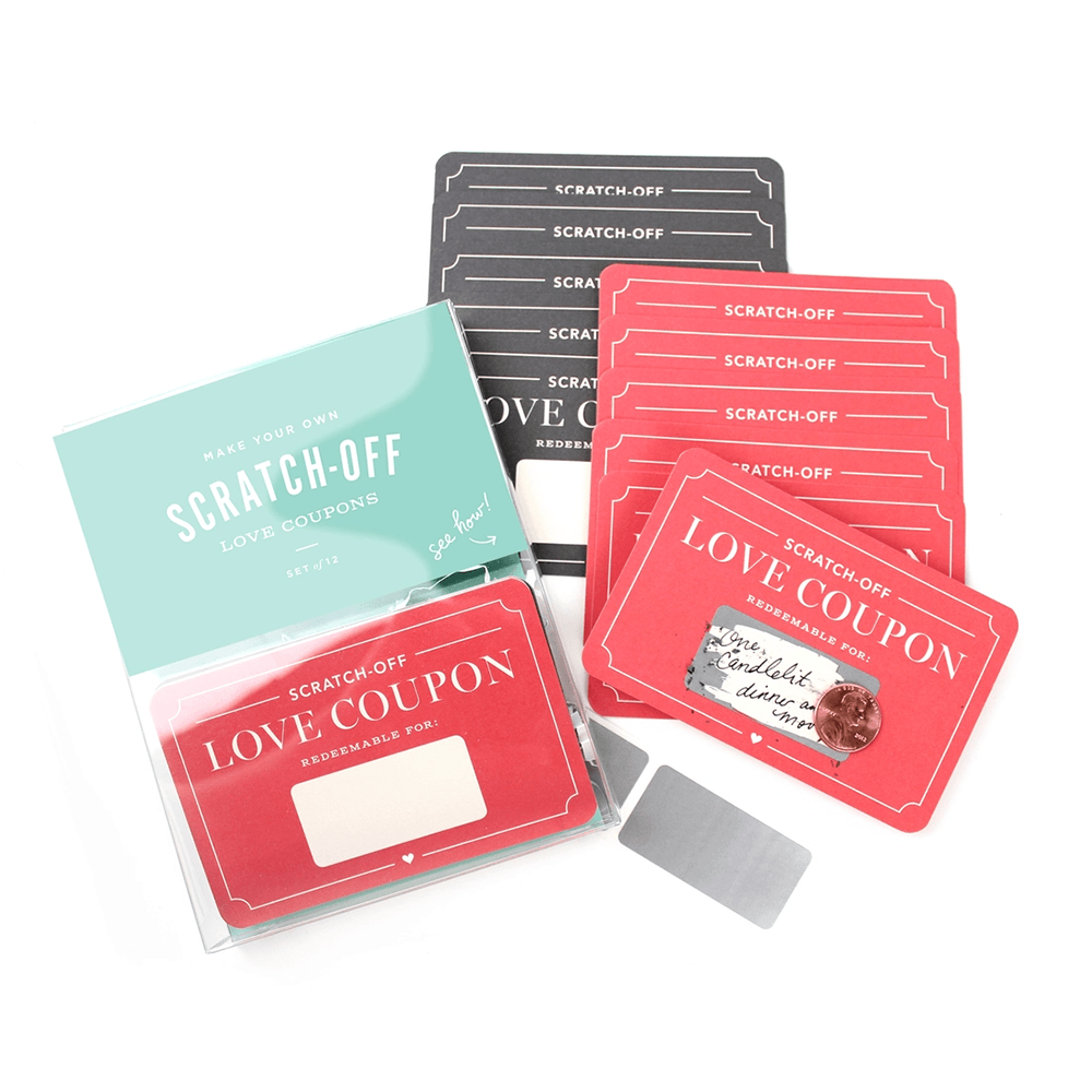Scratch-off Love Coupons - Box of 12, Shop Sweet Lulu