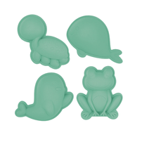 Scrunch Silicone Sand Molds - Mint Green, Shop Sweet Lulu