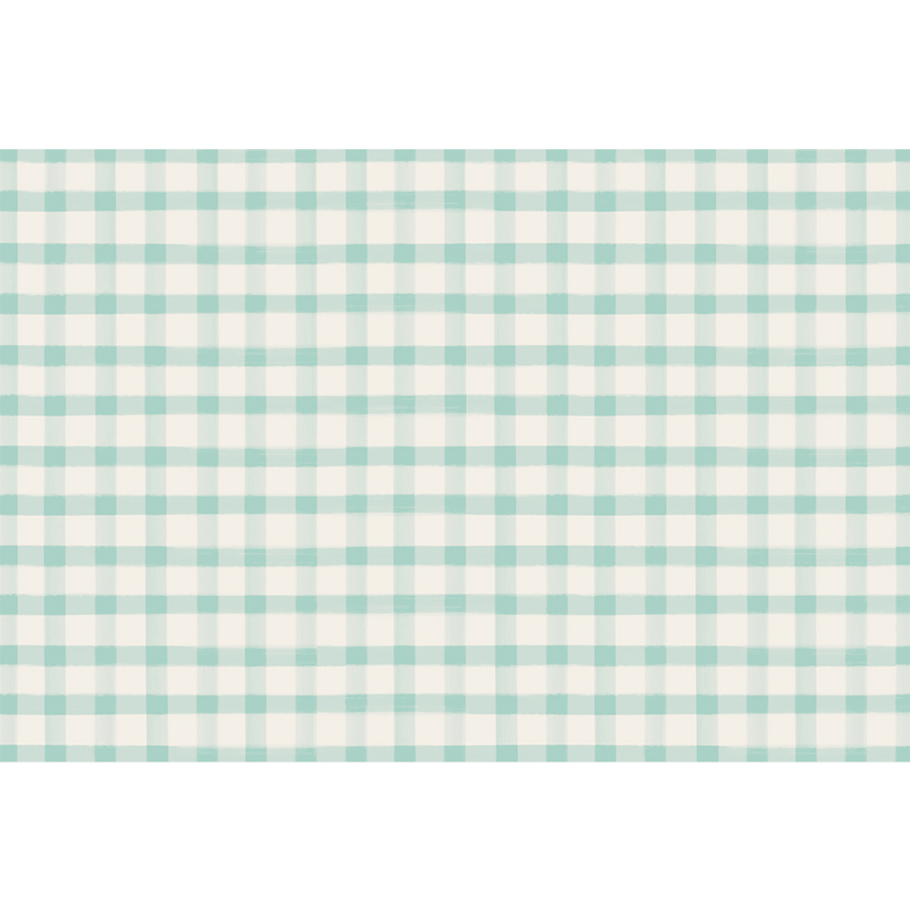 Seafoam Painted Check Placemats, Shop Sweet Lulu