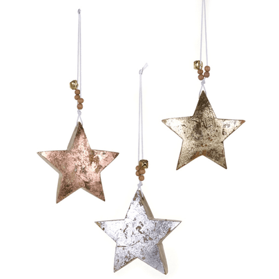 Shimmer Star Ornament - 3 Color Options, Shop Sweet Lulu