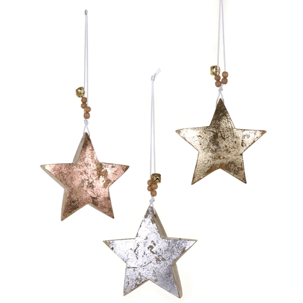 Shimmer Star Ornament - 3 Color Options, Shop Sweet Lulu
