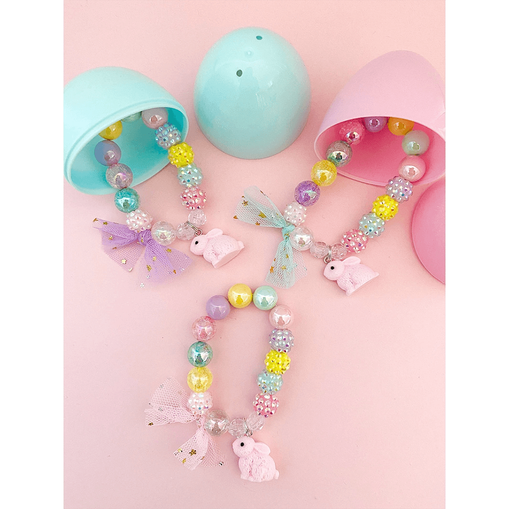 Little Bunny Charm Bracelet - 3 Color & Size Options