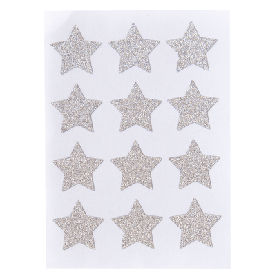 Silver Glitter Star Sticker Set, Shop Sweet Lulu