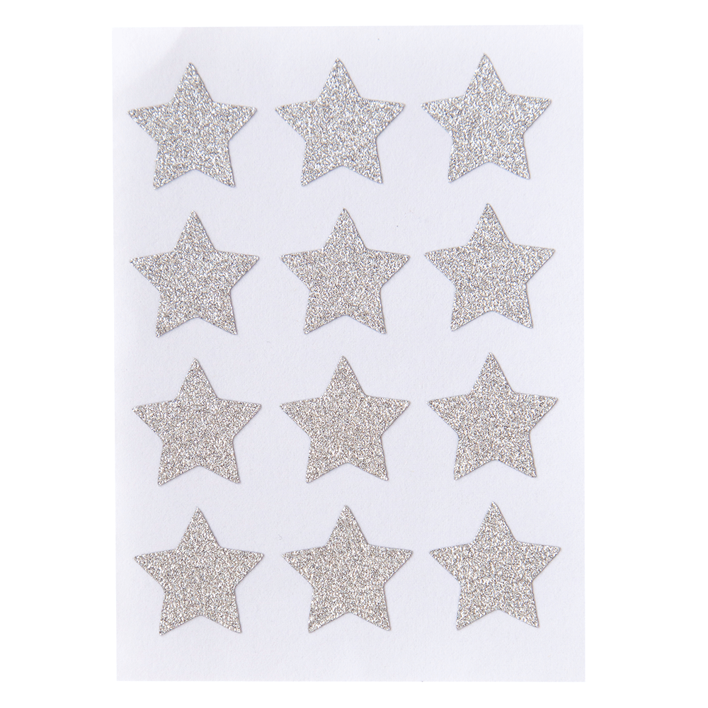 Silver Glitter Star Sticker Set, Shop Sweet Lulu