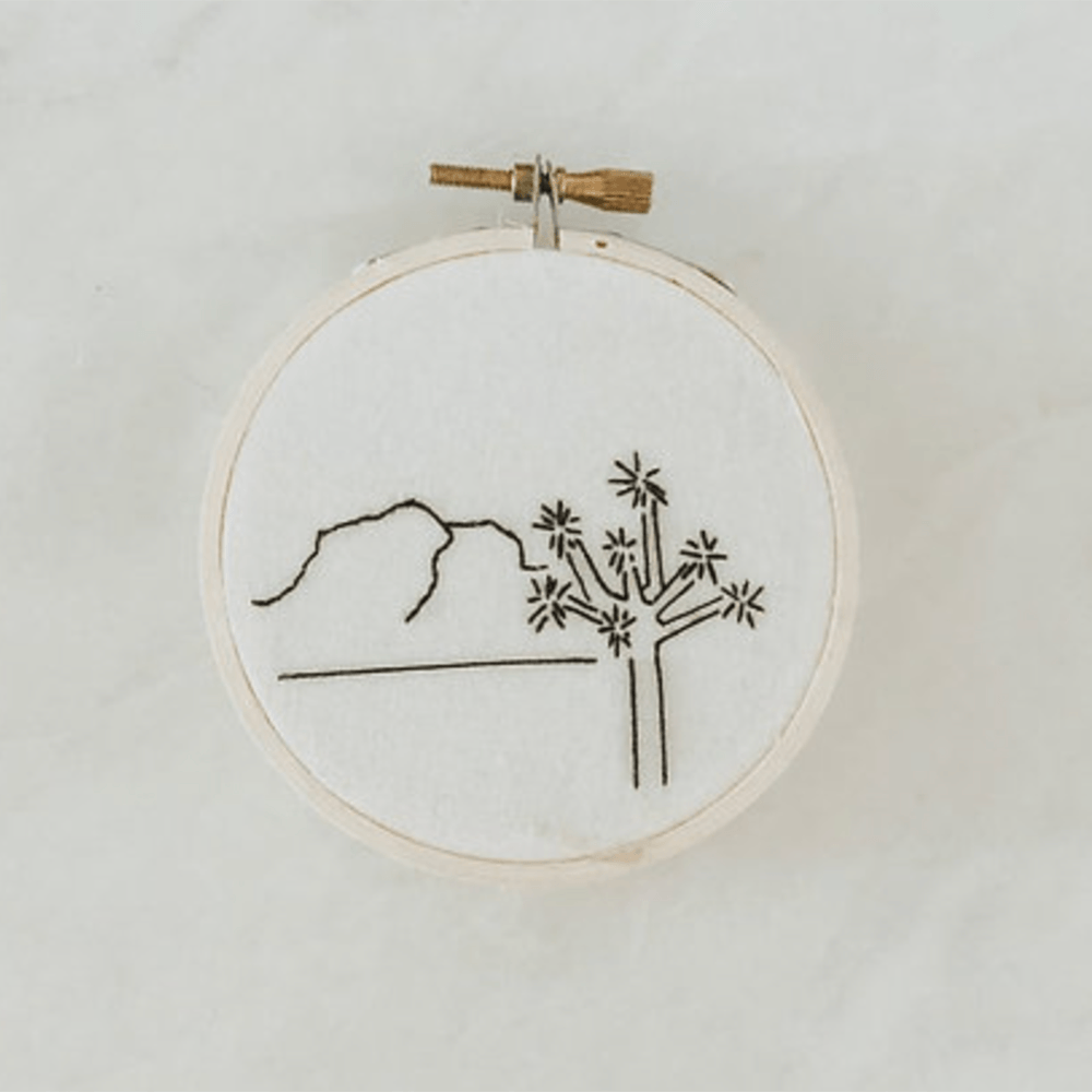 Simple Joshua Tree Embroidery Kit, Shop Sweet Lulu