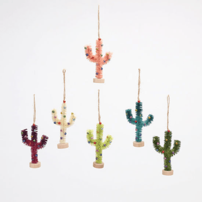 Sisal Cactus Ornament - 6 Color Options, Shop Sweet Lulu
