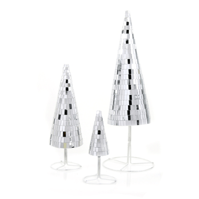 Small Mirrored Trees - Set of 3, Shop Sweet Lulu