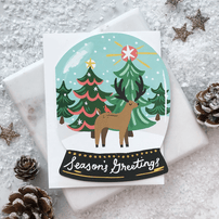 Snow Globe Card, Shop Sweet Lulu