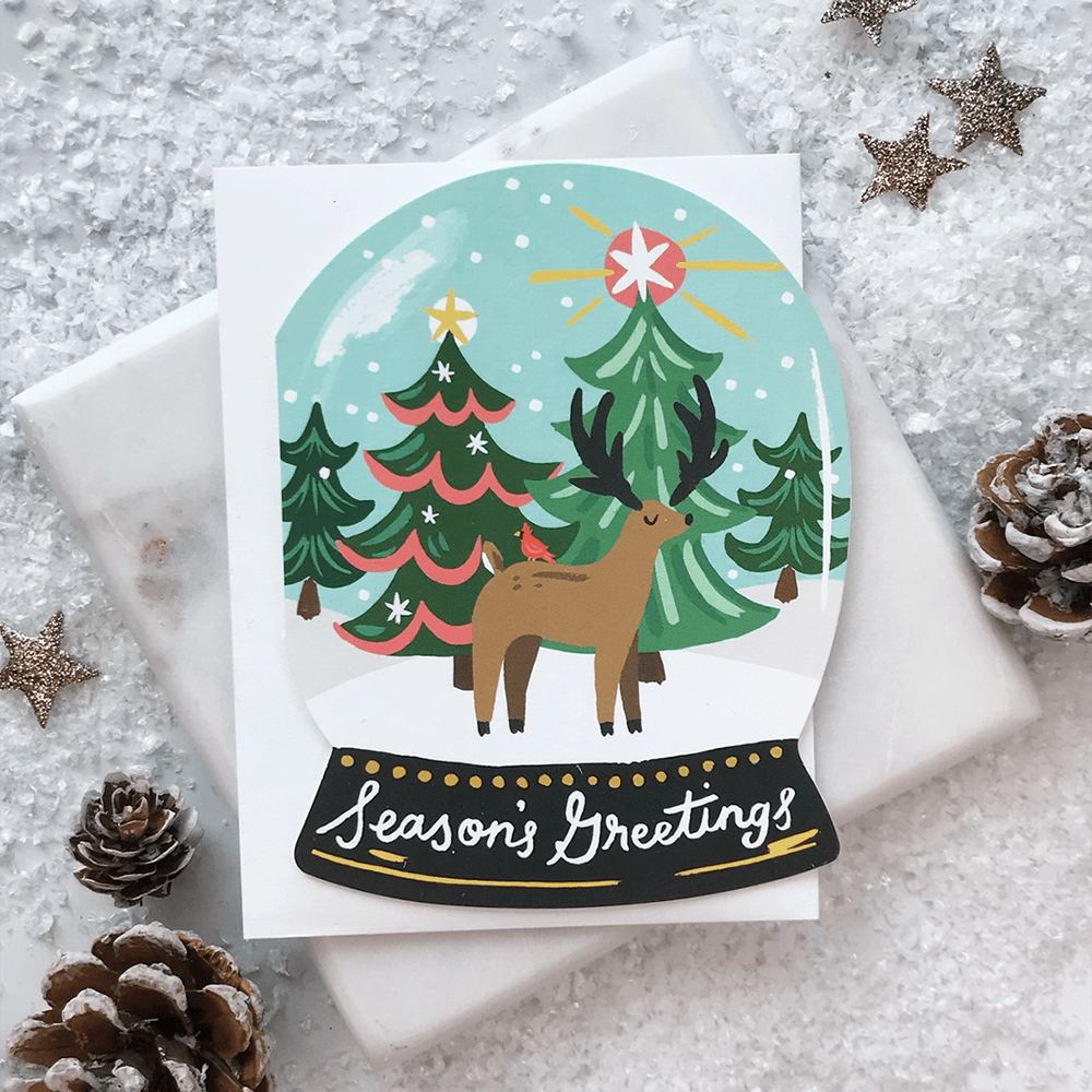 Snow Globe Card, Shop Sweet Lulu