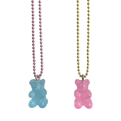 Sparkle Gummy Bear Necklace - 4 Color Options, Shop Sweet Lulu