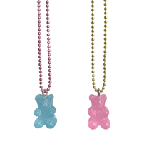 Sparkle Gummy Bear Necklace - 4 Color Options, Shop Sweet Lulu