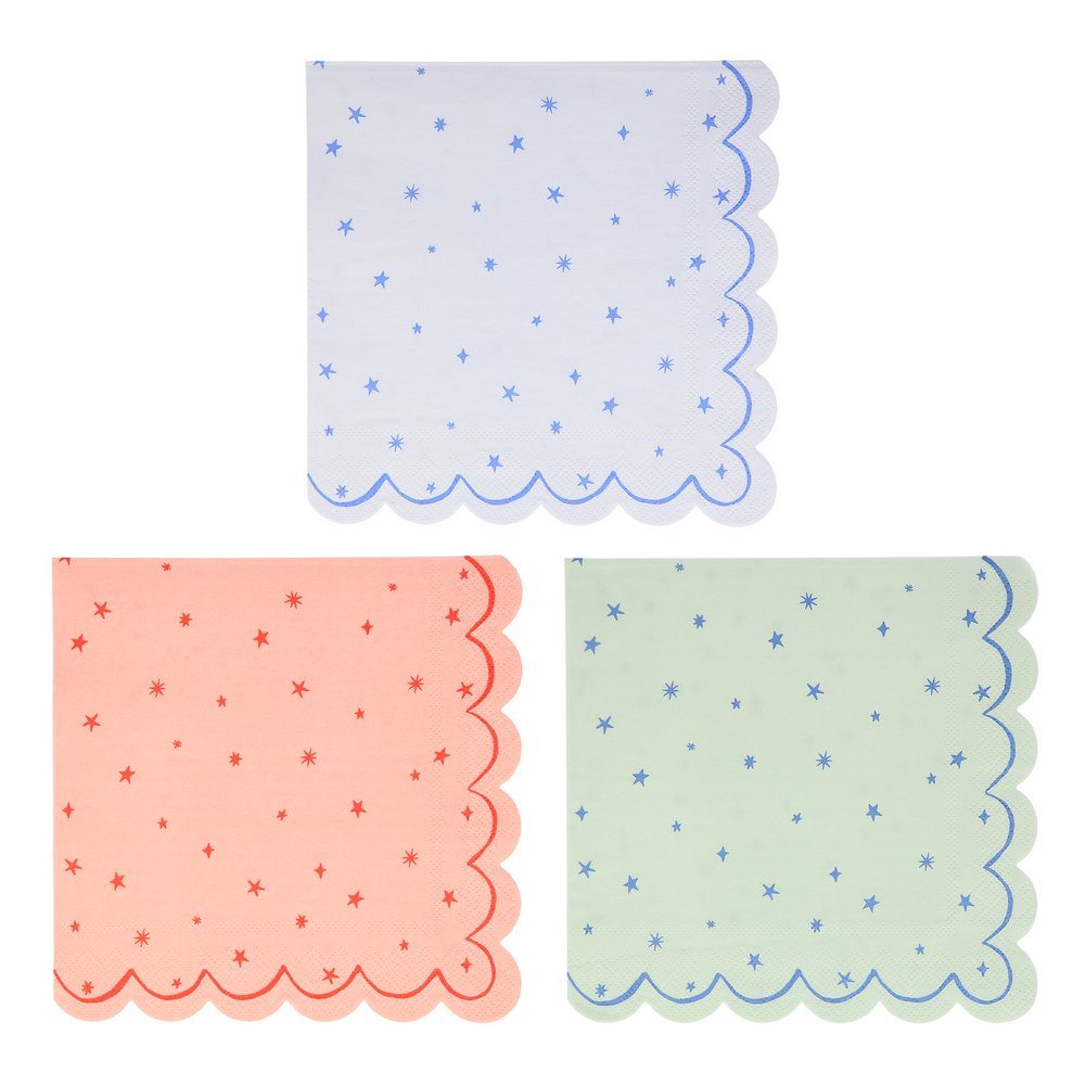 Star Pattern Large Napkins, Shop Sweet Lulu