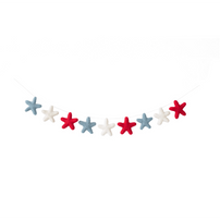 Star Spangled Wool Felt Garland, Shop Sweet Lulu