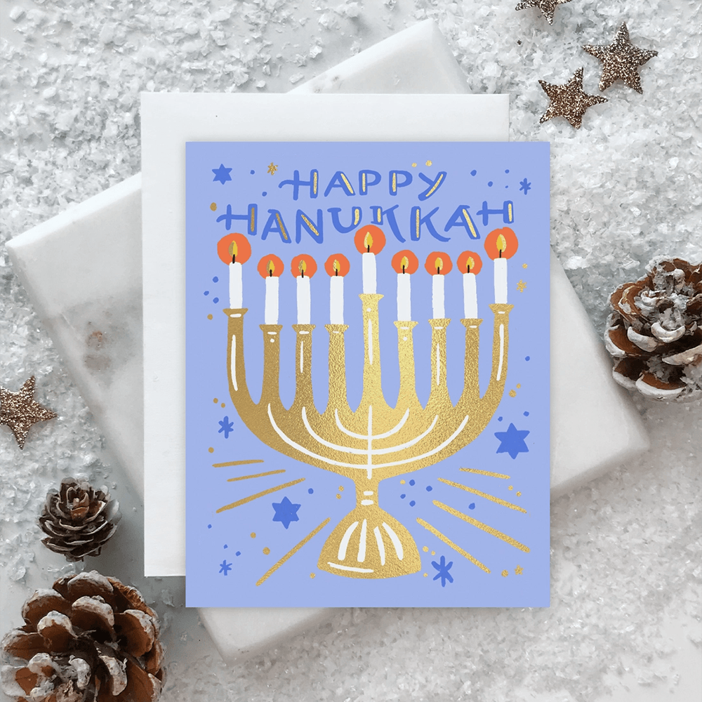 Starry Menorah Card, Shop Sweet Lulu