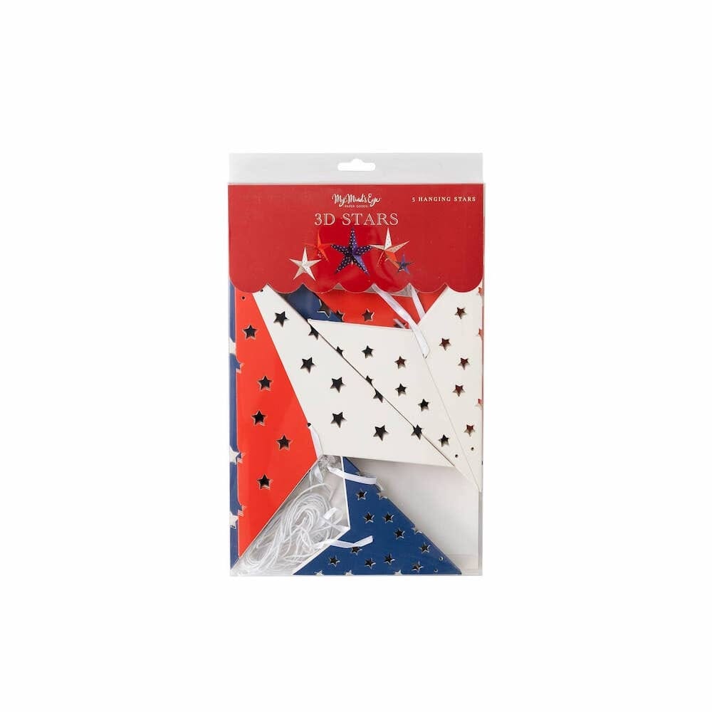 Stars and Stripes Decorative Hanging Stars, Shop Sweet Lulu