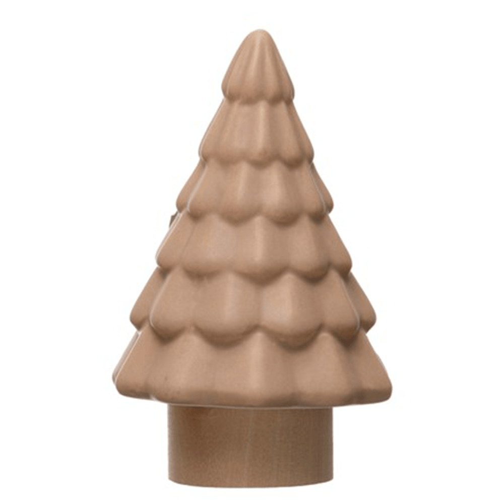 Stoneware Tree, 4" - 2 Styles & 2 Color Options