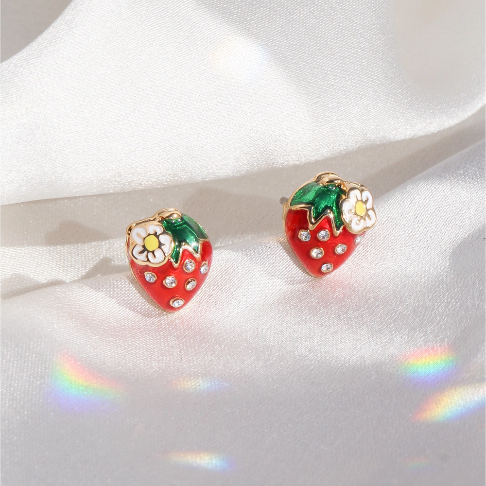  Strawberry Stud Earrings, Shop Sweet Lulu