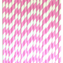 Striped Paper Straws, 10 Color Options, Shop Sweet Lulu