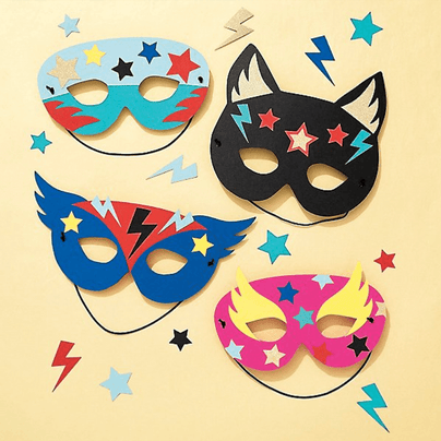Superhero Paper Masks Kit, Shop Sweet Lulu